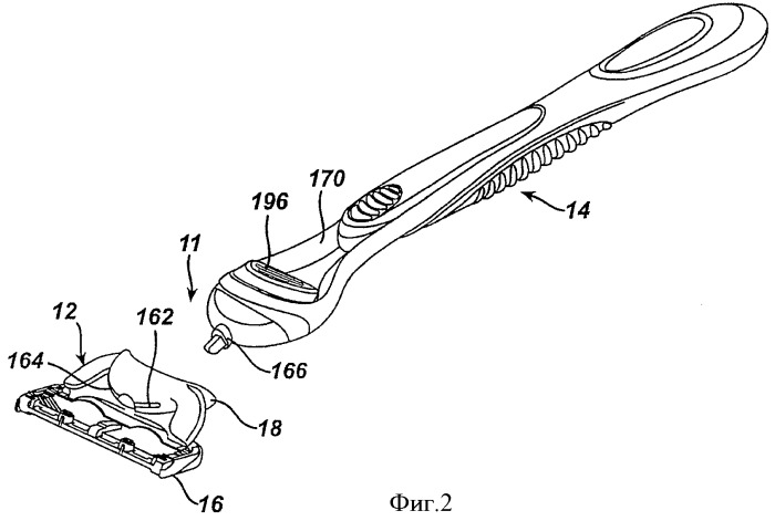 Бритвенные картриджи и бритвы (патент 2358859)