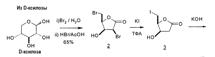 Синтез  -l-2&#39;-дезоксинуклеозидов (патент 2361875)