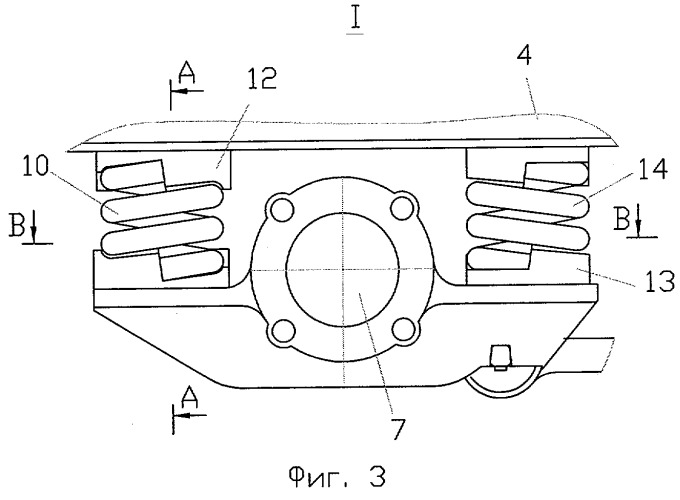 Рессорное подвешивание железнодорожного транспортного средства (варианты) (патент 2294854)