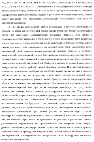Запитанный от внешнего электрического источника энергоснабжения электронный блок полевого прибора (патент 2394354)