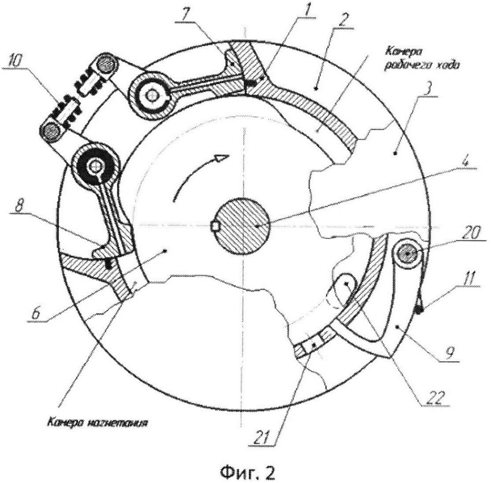 Роторный двигатель внутреннего сгорания (патент 2622454)