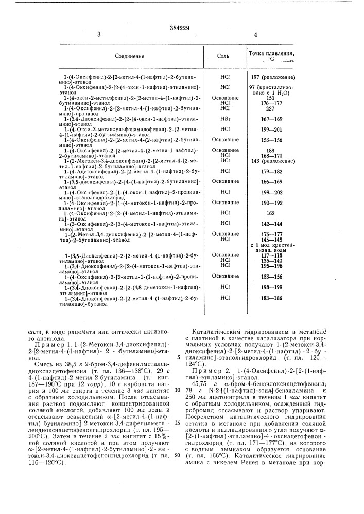 Способ получения нафтилалкиламинов (патент 384229)