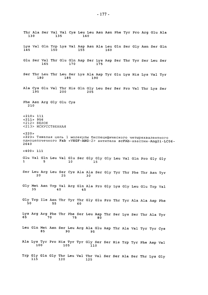 Биспецифические анти-vegf/анти-ang-2 антитела (патент 2640253)