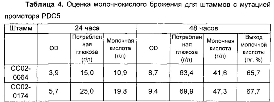 Микроорганизм, имеющий повышенную продуктивность в отношении молочной кислоты, и способ получения молочной кислоты с использованием данного микроорганизма (патент 2636467)