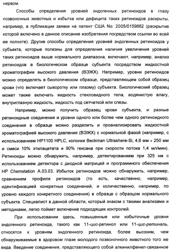 Соединения, представляющие собой алкинилфенильные производные, для лечения офтальмических заболеваний и расстройств (патент 2470910)