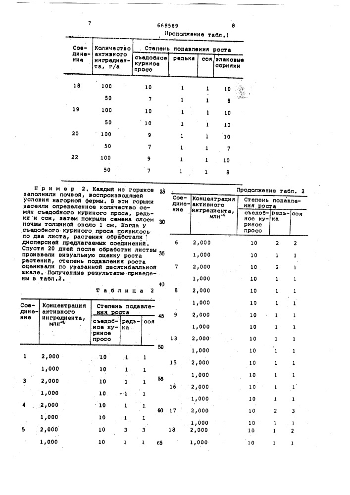 Гербицидная композиция (патент 668569)