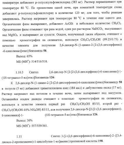 Производные 2,6-хинолинила и 2,6-нафтила, фармацевтические композиции на их основе, их применение в качестве ингибиторов vla-4 и промежуточные соединения (патент 2315041)