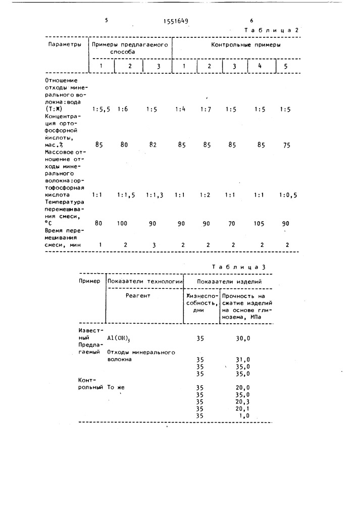 Способ получения фосфатсодержащего связующего (патент 1551649)