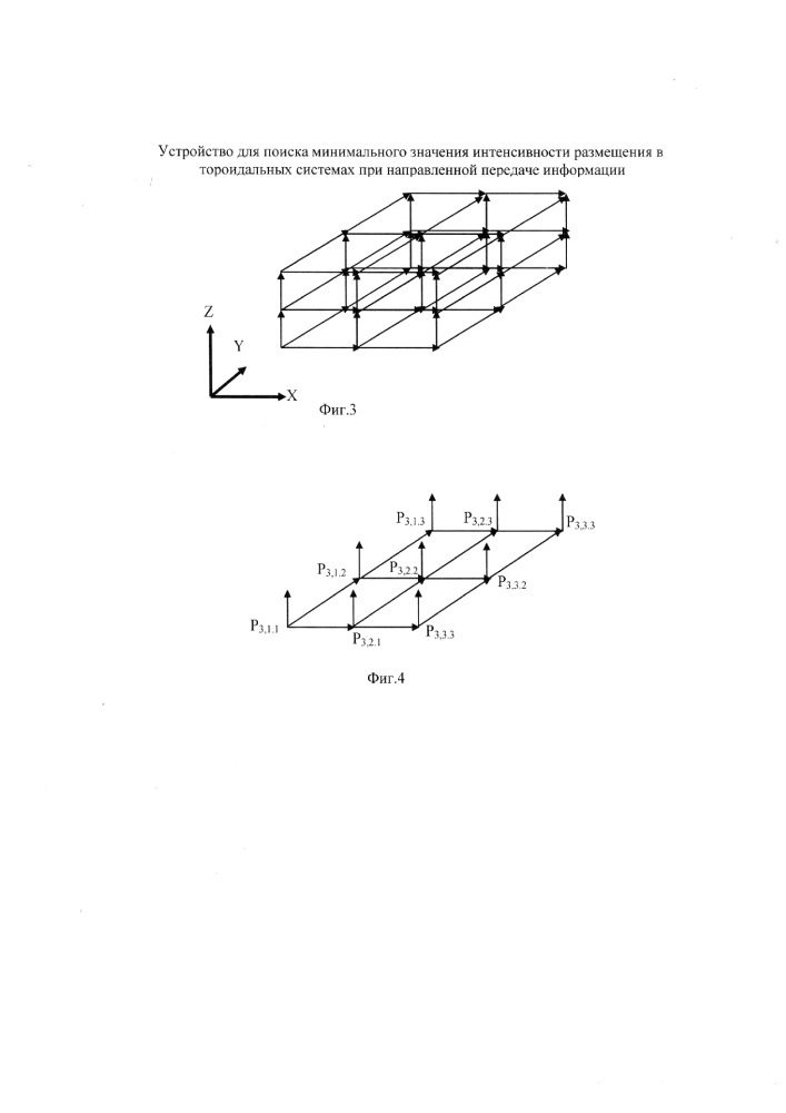 Устройство для поиска минимального значения интенсивности размещения в тороидальных системах при направленной передаче информации (патент 2628329)