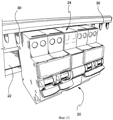 Модульный выключатель электрической цепи (патент 2461088)