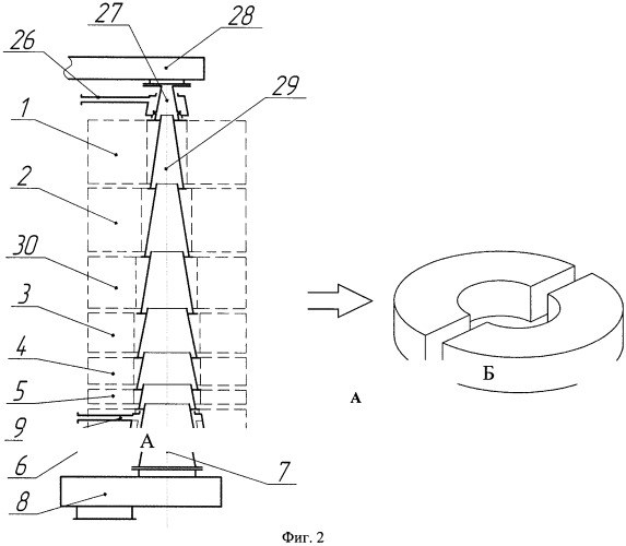 Способ и устройство для непрерывного производства нанодисперсных материалов (патент 2397139)
