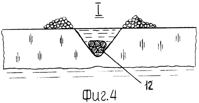 Способ образования мостовой переправы зимой (патент 2308562)