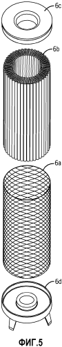 Модульные фильтрующие элементы для применения в картридже с фильтром в фильтре (патент 2561993)