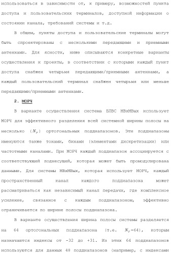 Система беспроводной локальной вычислительной сети со множеством входов и множеством выходов (патент 2485697)