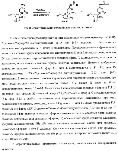 Модифицированные фторированные аналоги нуклеозида (патент 2358979)