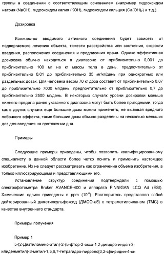 Производные пирроло[3,2-c]пиридин-4-он 2-индолинона в качестве ингибиторов протеинкиназы (патент 2410387)