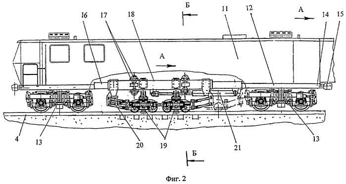 Машина для подбивки и стабилизации железнодорожного пути (патент 2399713)