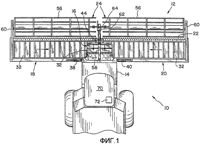 Управление высотой мотовила для гибкой платформенной жатки в сельскохозяйственной уборочной машине (патент 2454061)