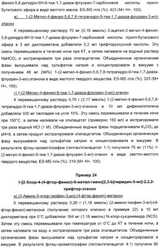 Производные тиенопиридина в качестве аллостерических энхансеров гамк-в (патент 2388761)