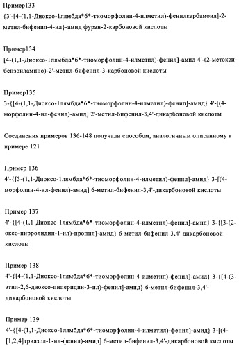 Бифенильные производные и их применение при лечении гепатита с (патент 2452729)