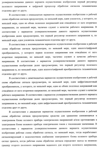 Запитанный от внешнего электрического источника энергоснабжения электронный блок полевого прибора (патент 2394354)
