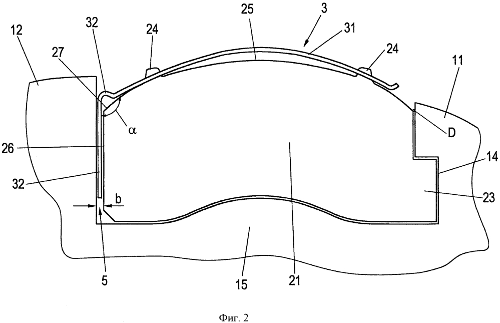 Пружинная защелка тормозной накладки и устройство крепления тормозной накладки для дискового тормоза транспортного средства (патент 2643612)