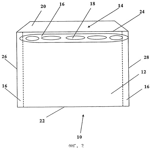 Закрываемая упаковка (патент 2416554)