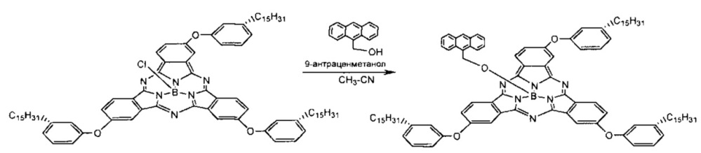 Соединения субфталоцианина бора и способ их получения (патент 2650918)