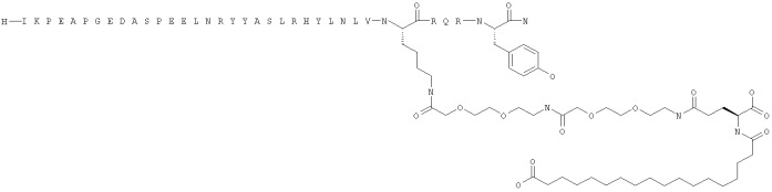 Длительно действующие агонисты рецепторов y2 и(или) y4 (патент 2504550)