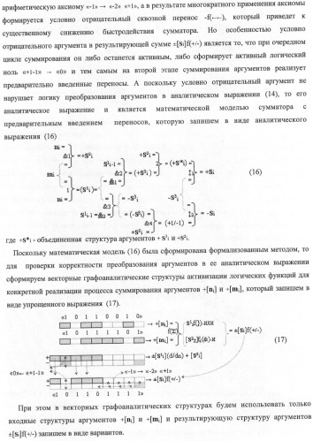 Способ параллельного логического суммирования последовательностей аналоговых сигналов слагаемых эквивалентных двоичной системе счисления (патент 2378683)