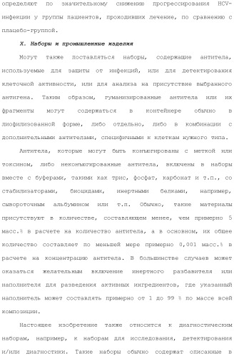 Антитела против вируса гепатита с (патент 2462475)