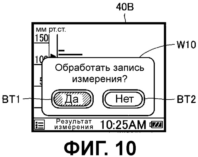 Устройство отображения информации о кровяном давлении, система отображения информации о кровяном давлении, способ отображения информации о кровяном давлении и носитель информации с записанной программой отображения информации о кровяном давлении (патент 2506041)