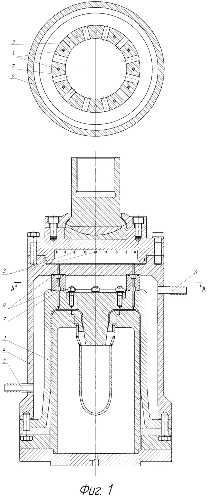 Пресс-инструмент для изготовления сгорающих изделий (патент 2601475)