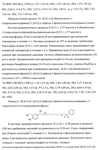 Производные 4-(2-амино-1-гидроксиэтил)фенола, как агонисты  2 адренергического рецептора (патент 2440330)