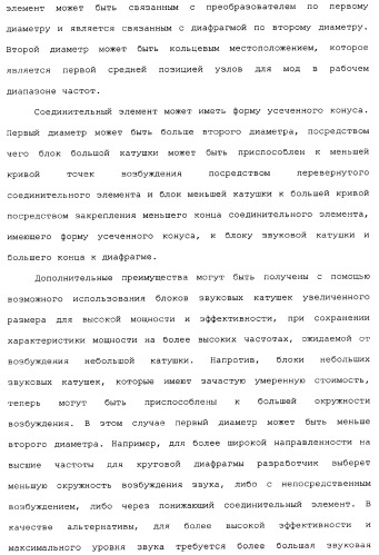 Акустическое устройство и способ создания акустического устройства (патент 2361371)