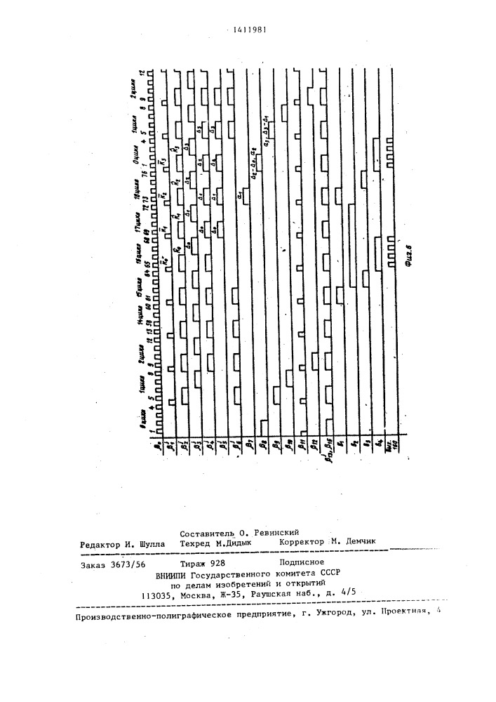 Устройство для декодирования с исправлением ошибок (патент 1411981)