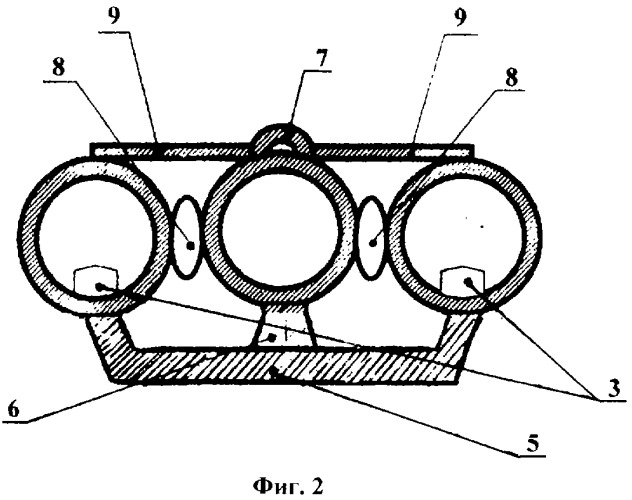 Способ транспортировки на плавсредстве выведенных из строя атомных подводных лодок в пункт их утилизации и устройство для его осуществления (патент 2321532)
