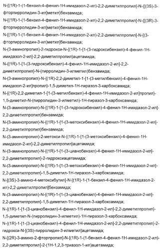 N-(1-(1-бензил-4-фенил-1н-имидазол-2-ил)-2,2-диметилпропил)бензамидные производные и родственные соединения в качестве ингибиторов кинезинового белка веретена (ksp) для лечения рака (патент 2427572)