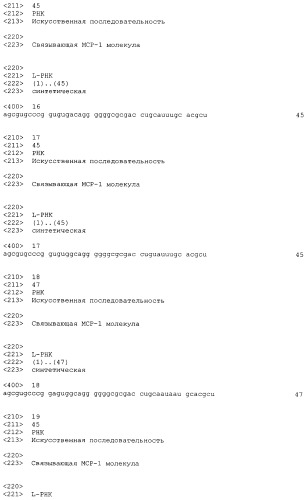 Связывающая мср-1 нуклеиновая кислота и ее применение (патент 2542973)