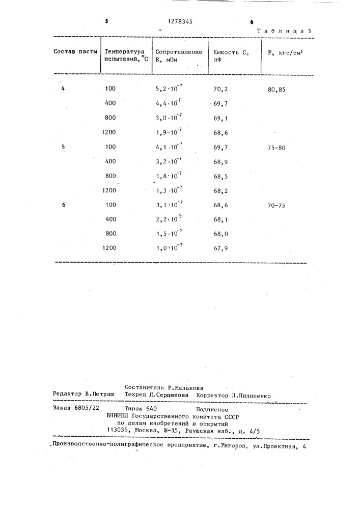 Паста для металлизации керамики (патент 1278345)