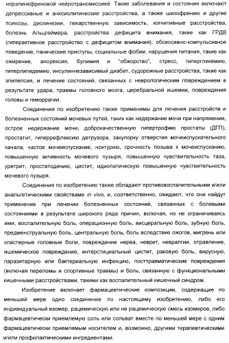 3-амино-1-арилпропилиндолы, применяемые в качестве ингибиторов обратного захвата моноаминов (патент 2382031)