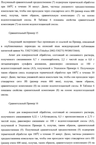 Водопоглощающая композиция на основе смол, способ ее изготовления (варианты), поглотитель и поглощающее изделие на ее основе (патент 2333229)