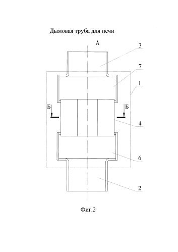 Дымовая труба для печи (патент 2585771)