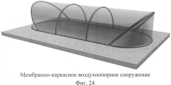 Сооружение с мембранным покрытием (патент 2315843)