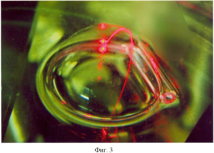 Способ получения световодных каналов в жидкой среде (патент 2403596)