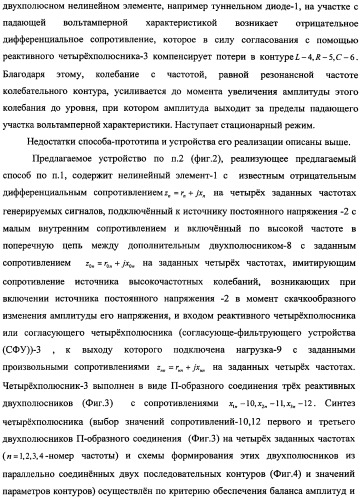 Способ генерации высокочастотных сигналов и устройство его реализации (патент 2482601)