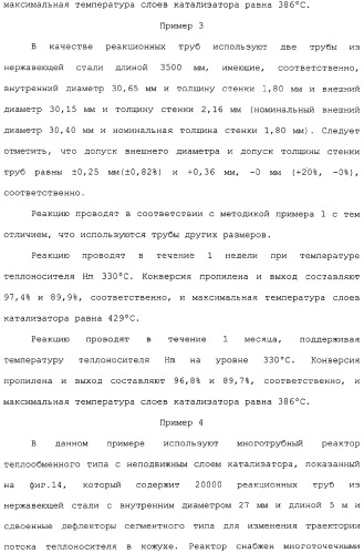 Многотрубный реактор, способ каталитического окисления в паровой фазе с использованием многотрубного реактора и способ пуска многотрубного реактора (патент 2309794)