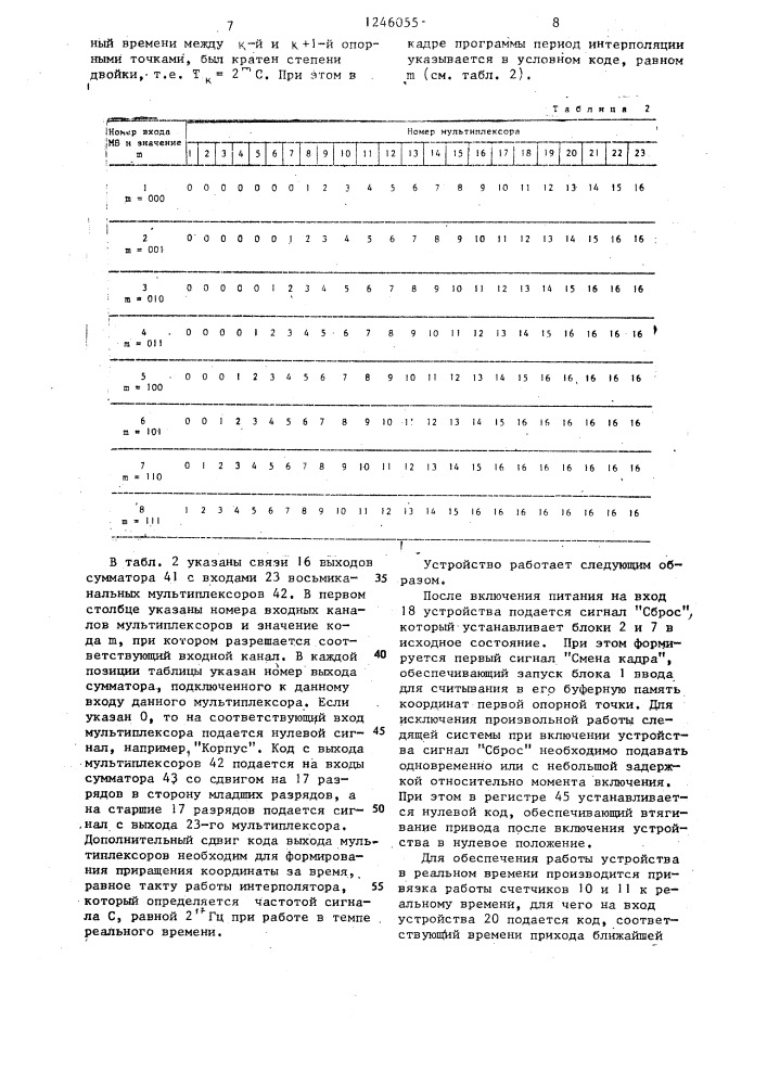 Устройство программного управления (патент 1246055)