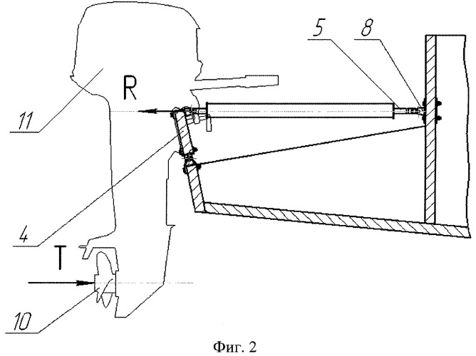 Устройство измерения упора гребного винта (патент 2411472)