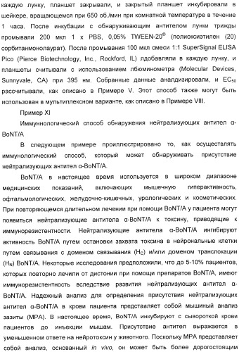 Иммунологические анализы активности ботулинического токсина серотипа а (патент 2491293)